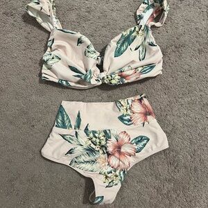 Monte swim high waisted bikini set